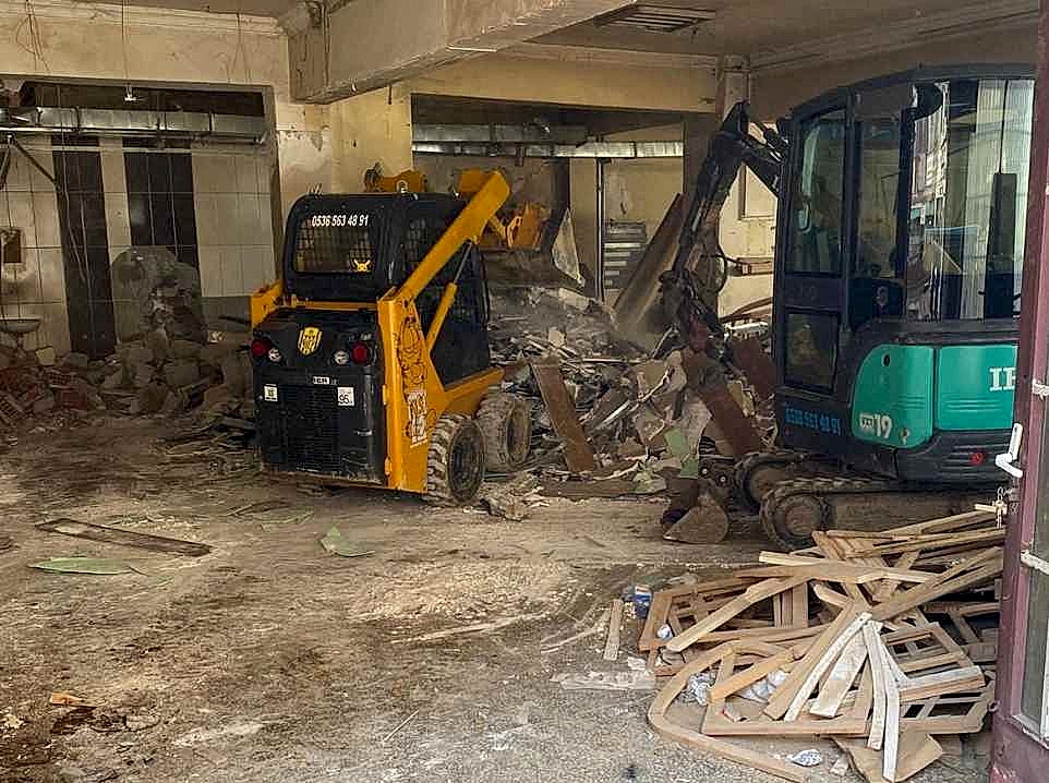 Mingəçevir Bina Yıkımı